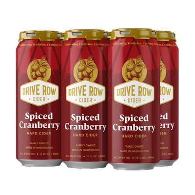 Spiced Cranberry Hard Cider (6) 16oz cans